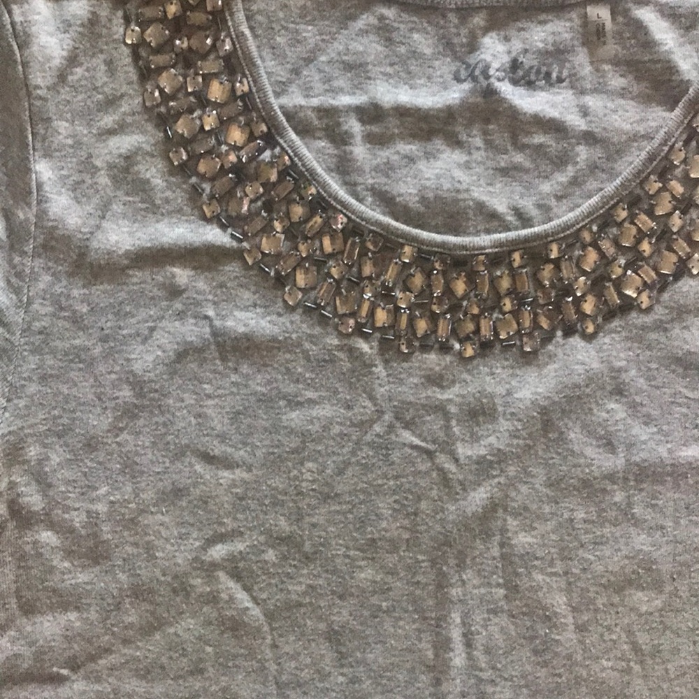 Grey top %100 cotton